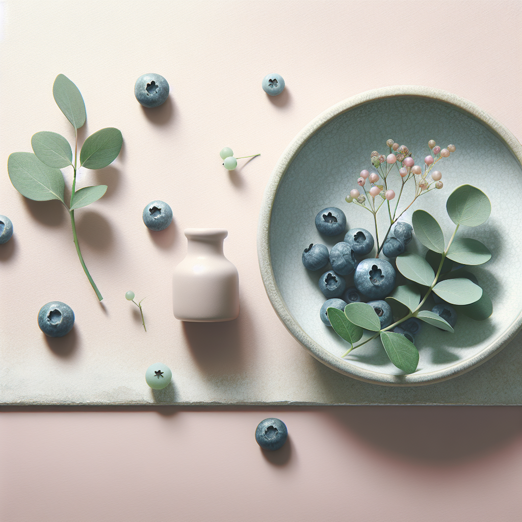 health benefits of blueberries – elegant pastel Inline 1 illustration symbolising holistic wellness