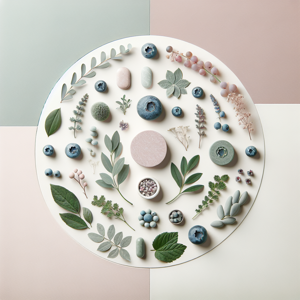 health benefits of blueberries – elegant pastel Inline 2 illustration symbolising holistic wellness