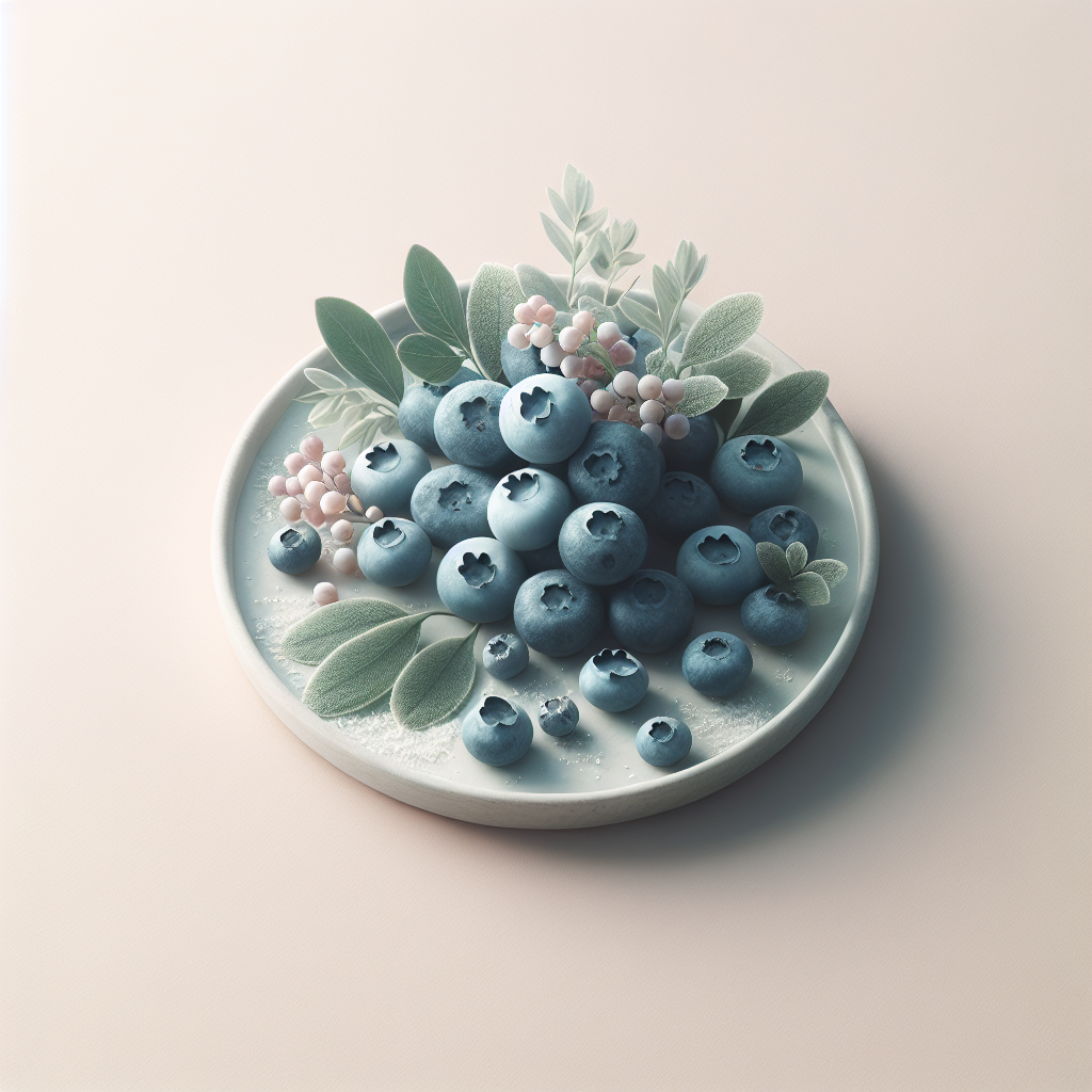 health benefits of blueberries – elegant pastel Inline 3 illustration symbolising holistic wellness