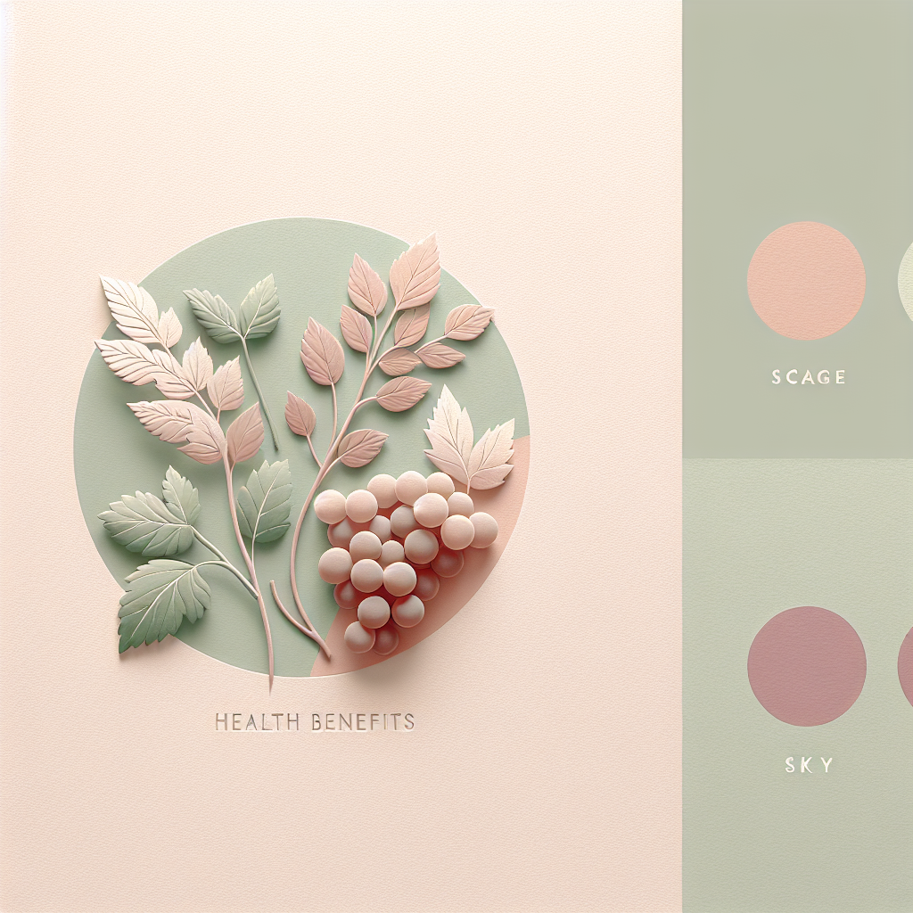 health benefits of grapes – elegant pastel Inline 1 illustration symbolising holistic wellness