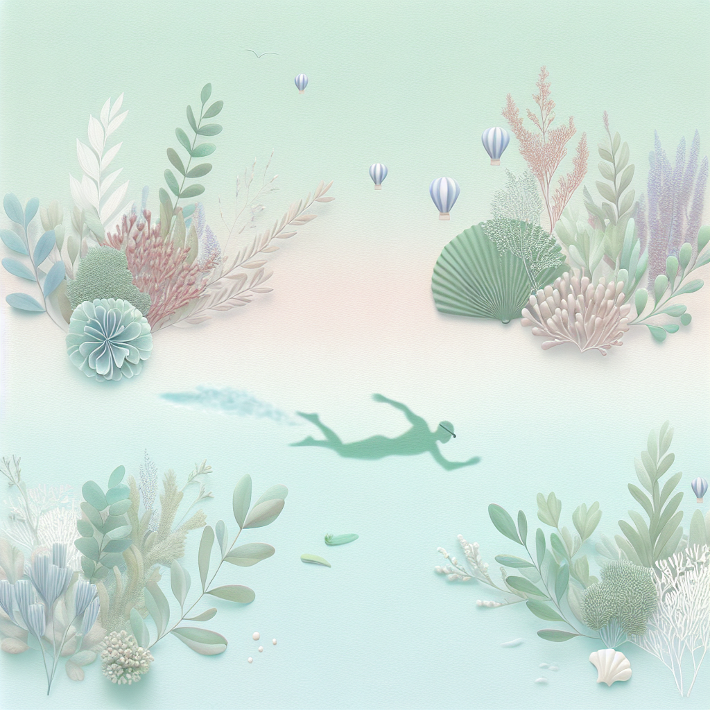 health benefits of swimming – elegant pastel Inline 2 illustration symbolising holistic wellness