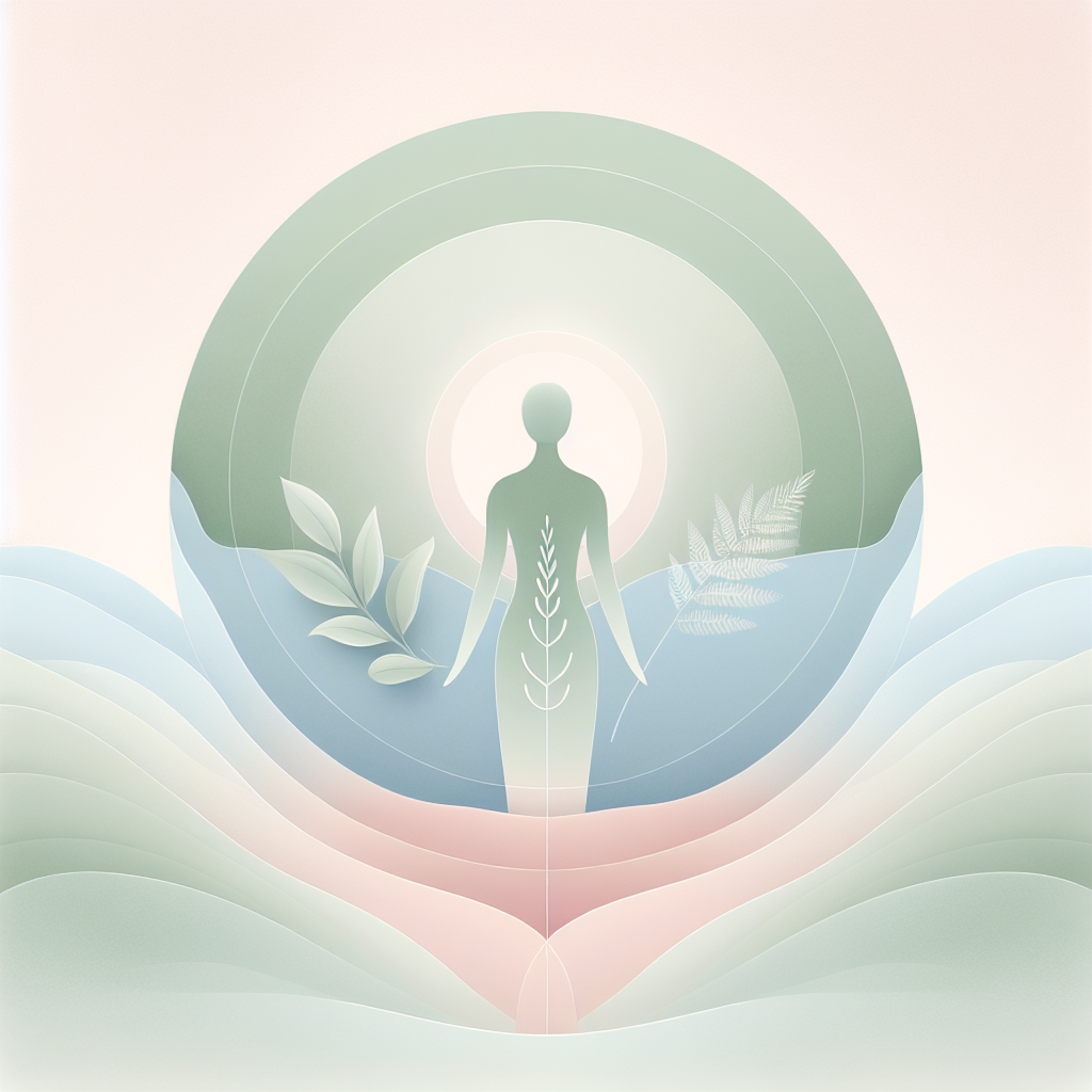 Can the DASH Diet Help You Lose Belly Fat and Lower Blood Pressure? – elegant pastel Inline 1 illustration symbolising holistic wellness