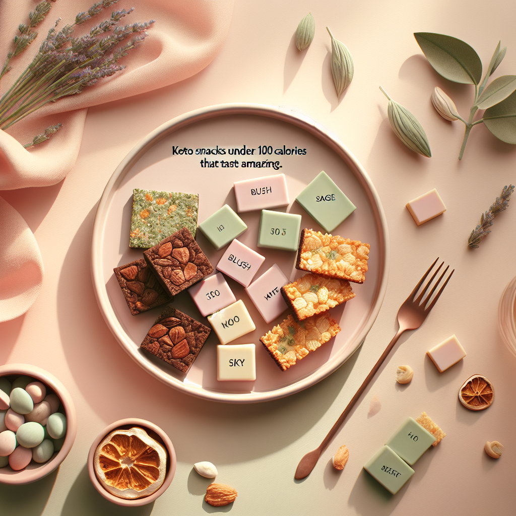 Keto Snacks Under 100 Calories That Actually Taste Amazing – elegant pastel Inline 2 illustration symbolising holistic wellness