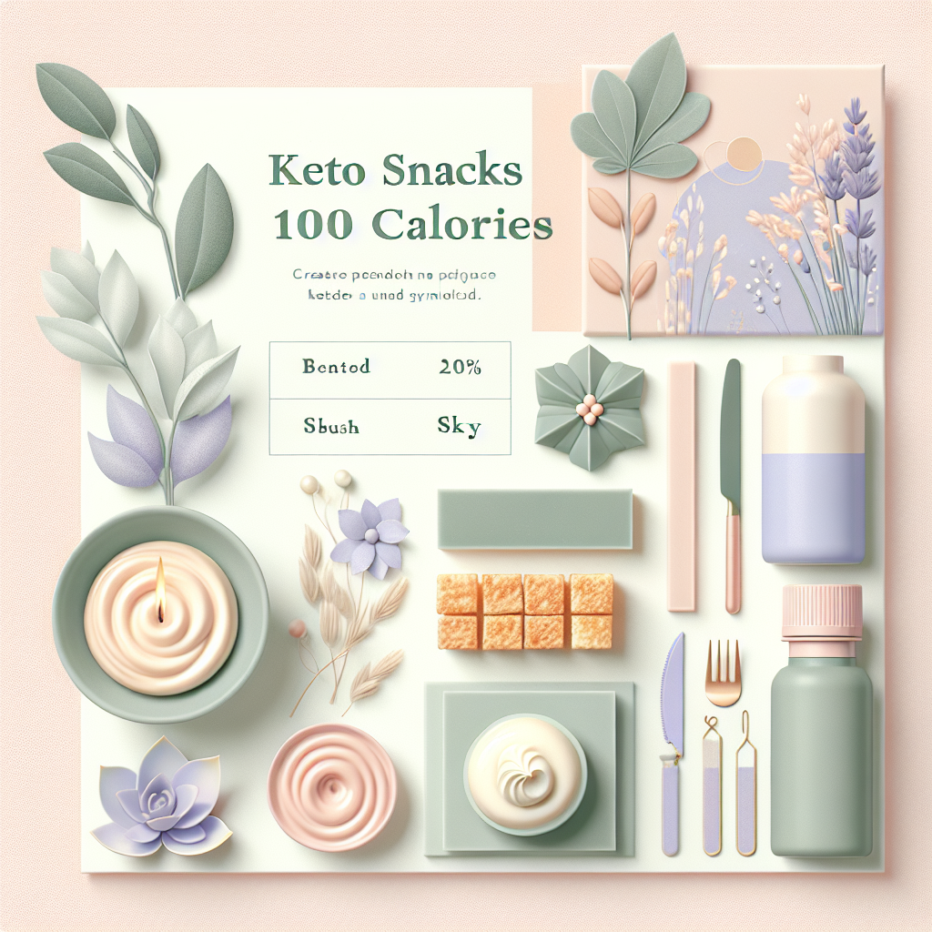 Keto Snacks Under 100 Calories That Actually Taste Amazing – elegant pastel Inline 3 illustration symbolising holistic wellness
