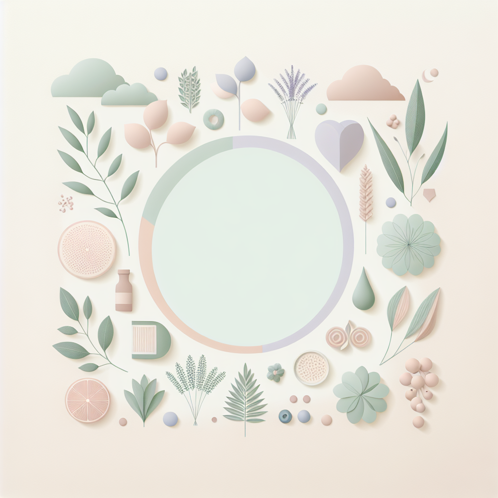 Low-Glycemic Index Diet – elegant pastel Inline 2 illustration symbolising holistic wellness