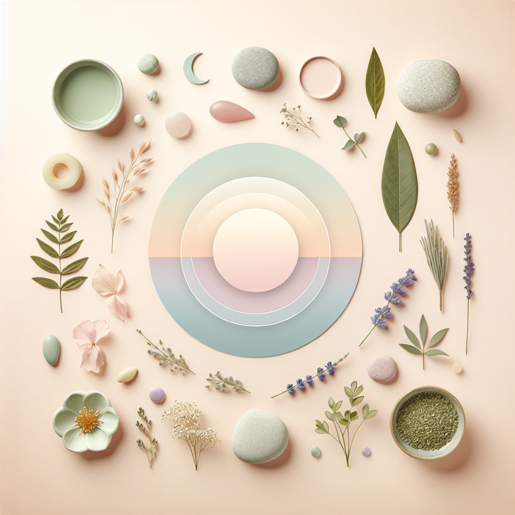 Mindful Eating: Can You Actually Lose Weight Without Dieting? – elegant pastel Inline 2 illustration symbolising holistic wellness