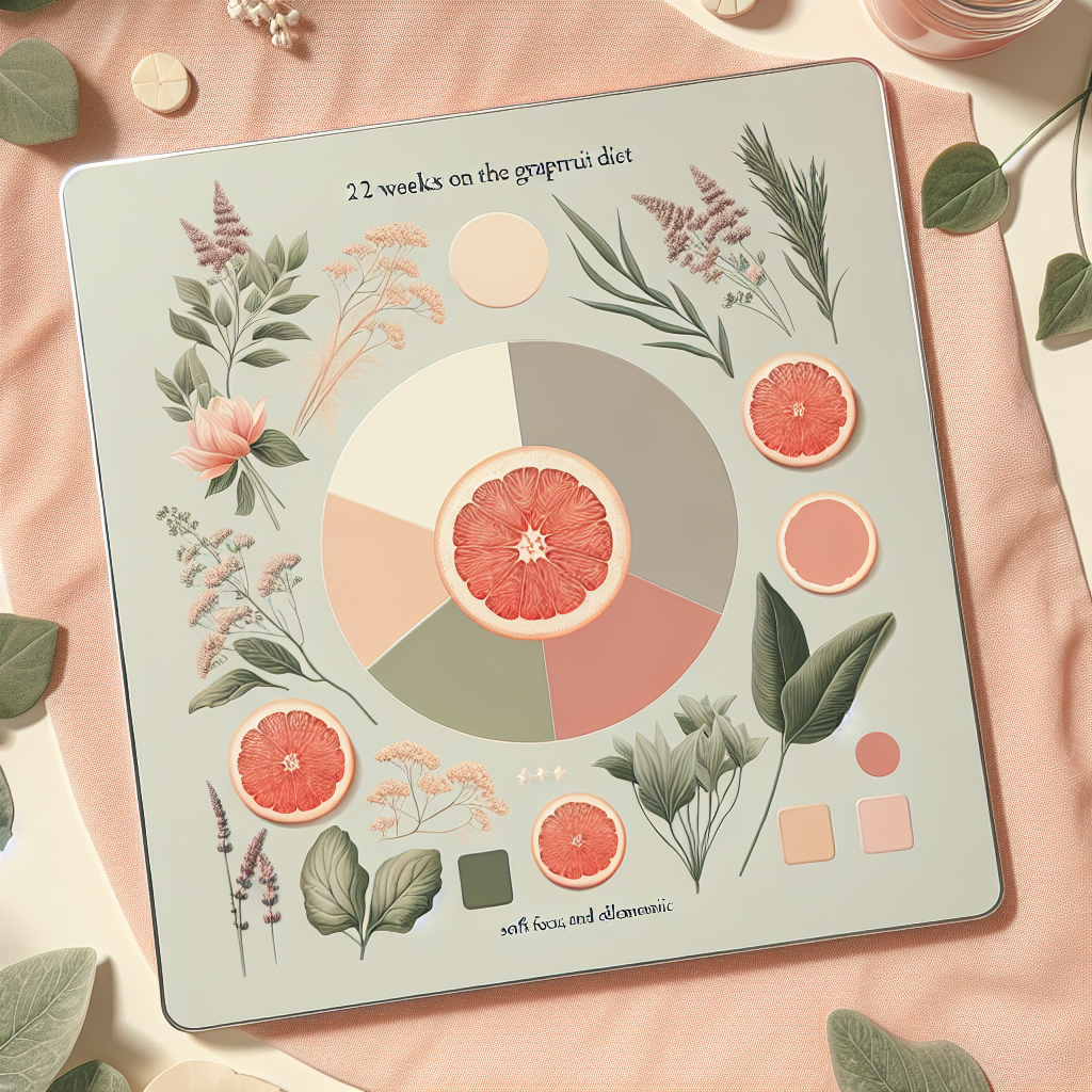 Real-Life Results: 2 Weeks on the Grapefruit Diet – elegant pastel Inline 1 illustration symbolising holistic wellness