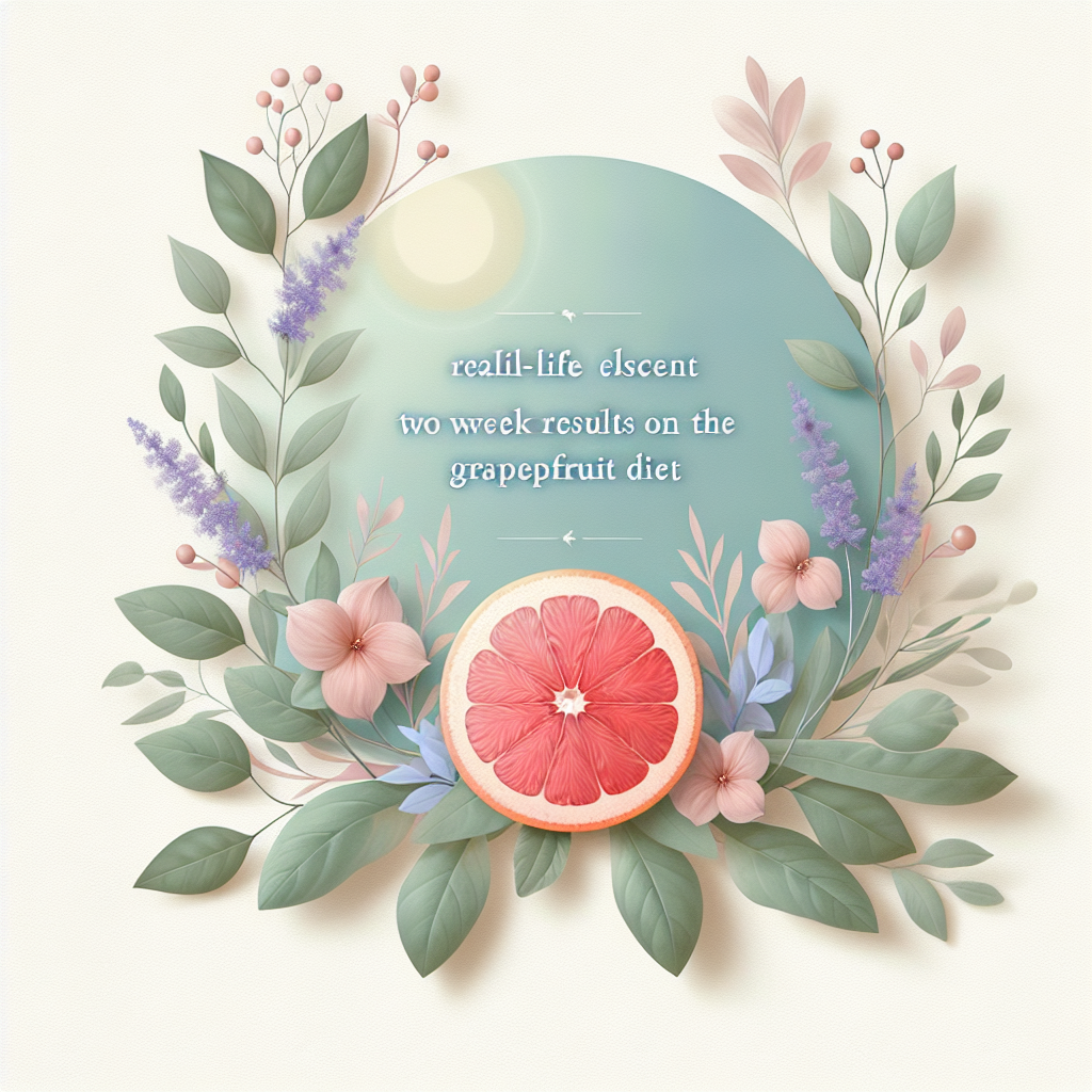 Real-Life Results: 2 Weeks on the Grapefruit Diet – elegant pastel Inline 2 illustration symbolising holistic wellness