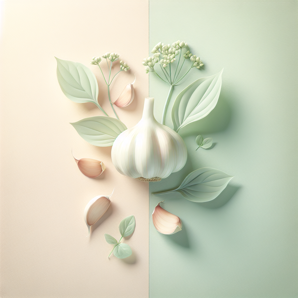 Secret Health Benefits of Garlic – elegant pastel Featured illustration symbolising holistic wellness