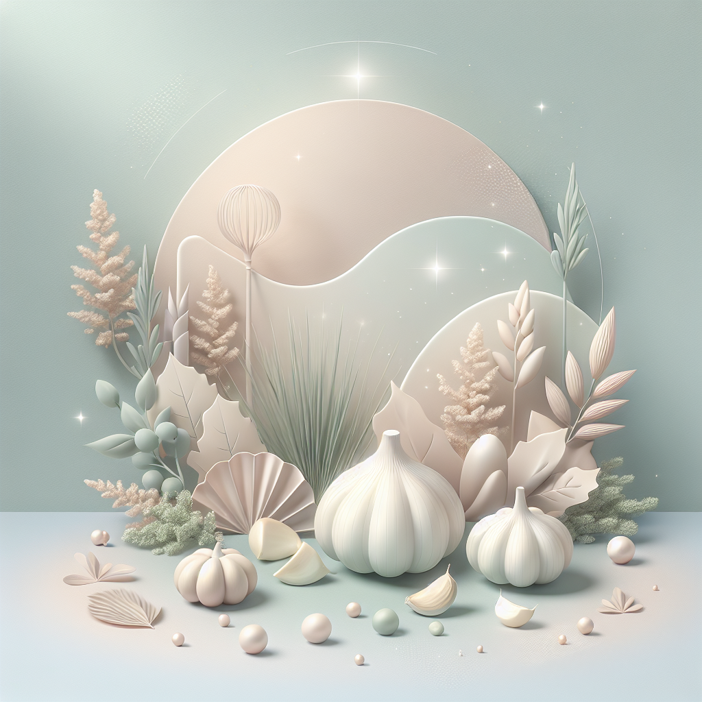 Secret Health Benefits of Garlic – elegant pastel Inline 1 illustration symbolising holistic wellness