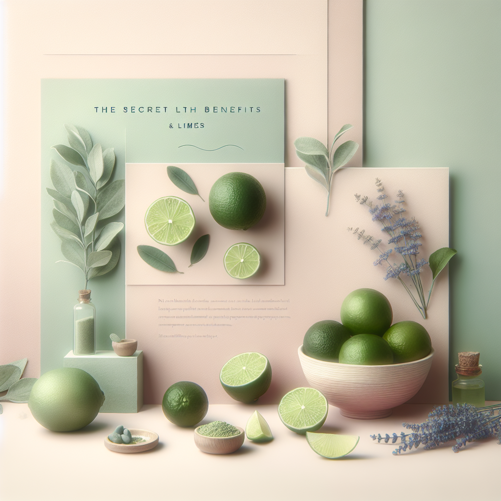 Secret Health Benefits of Limes – elegant pastel Inline 1 illustration symbolising holistic wellness