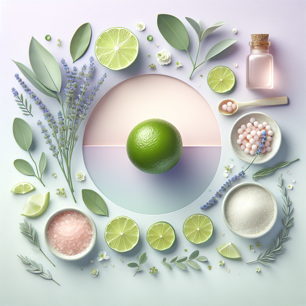 Secret Health Benefits of Limes – elegant pastel Inline 3 illustration symbolising holistic wellness