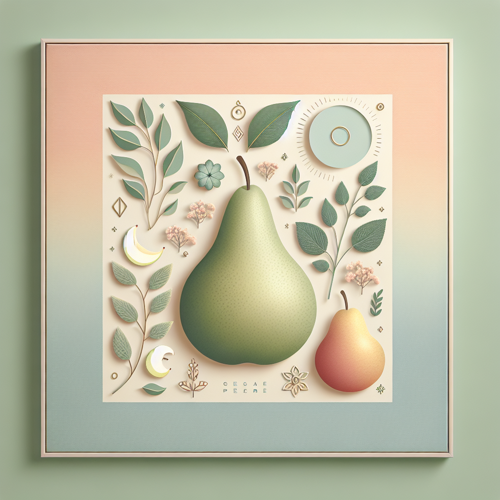 Secret Health Benefits of Pears – elegant pastel Inline 2 illustration symbolising holistic wellness
