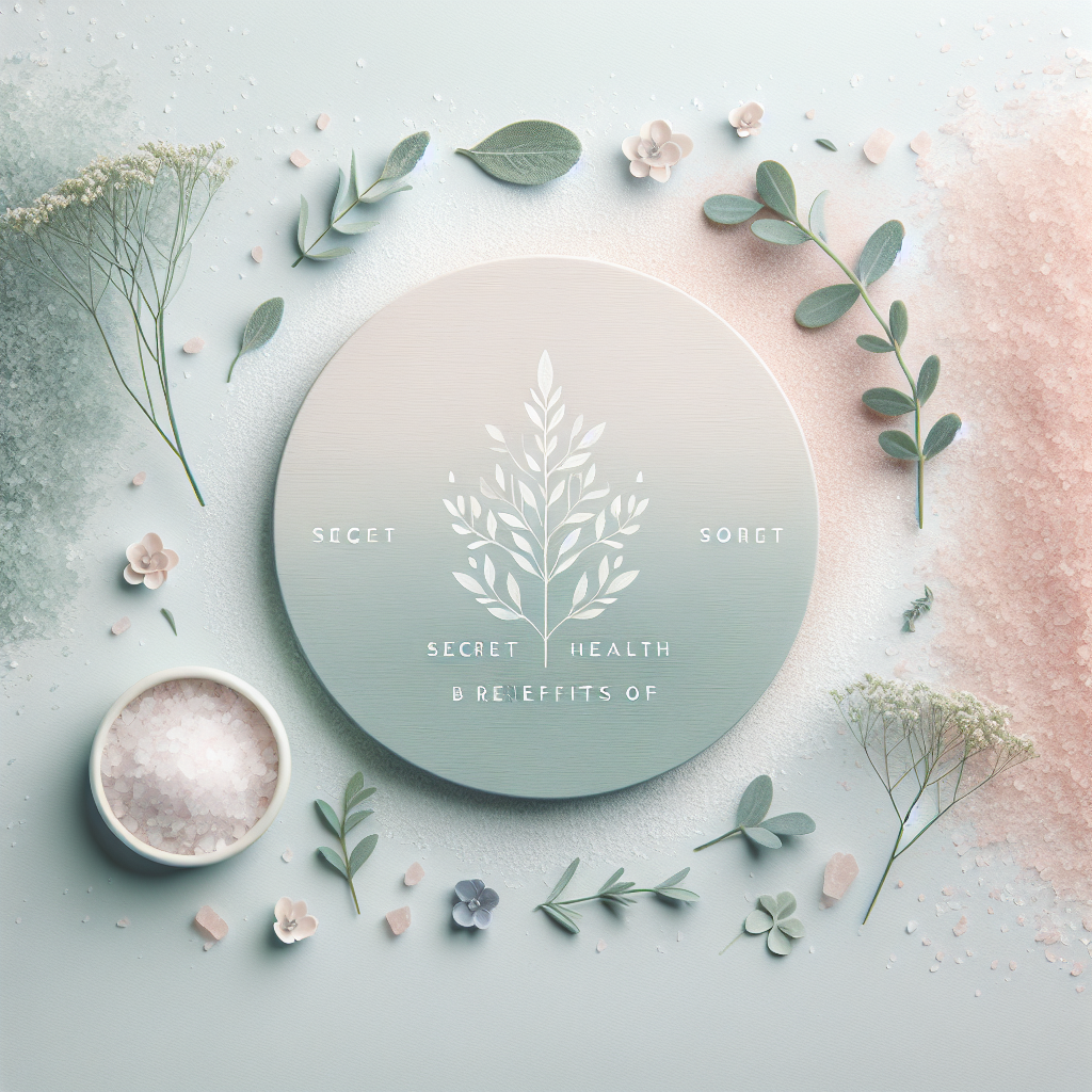 Secret Health Benefits of Salt – elegant pastel Inline 1 illustration symbolising holistic wellness