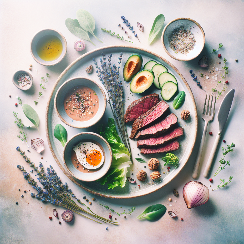 Simple Meal Prep Ideas for Busy People on the Carnivore Diet – elegant pastel Inline 1 illustration symbolising holistic wellness