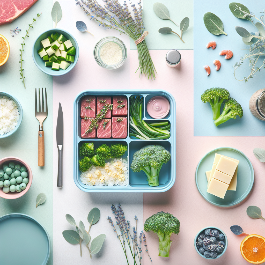 Simple Meal Prep Ideas for Busy People on the Carnivore Diet – elegant pastel Inline 2 illustration symbolising holistic wellness