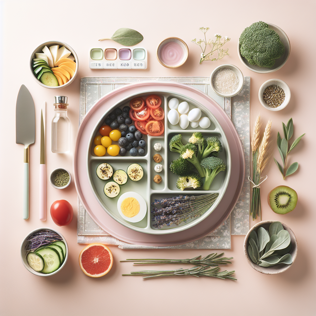 Simple Meal Prep Ideas for Busy People on the Keto Diet – elegant pastel Inline 3 illustration symbolising holistic wellness