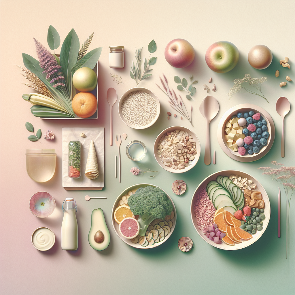 Simple Meal Prep Ideas for Busy People on the Paleo Diet – elegant pastel Inline 2 illustration symbolising holistic wellness