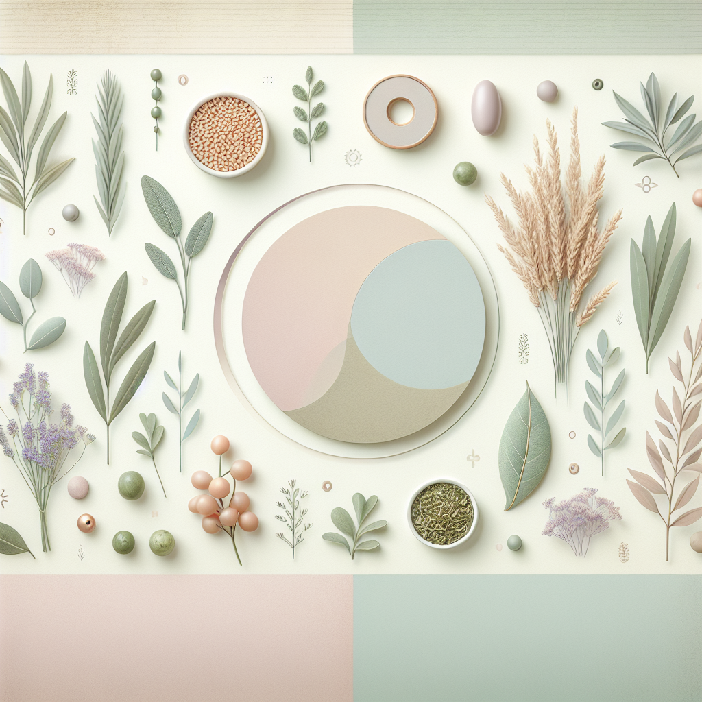 Surprising Health Benefits of a Mediterranean Diet After 50 – elegant pastel Inline 2 illustration symbolising holistic wellness