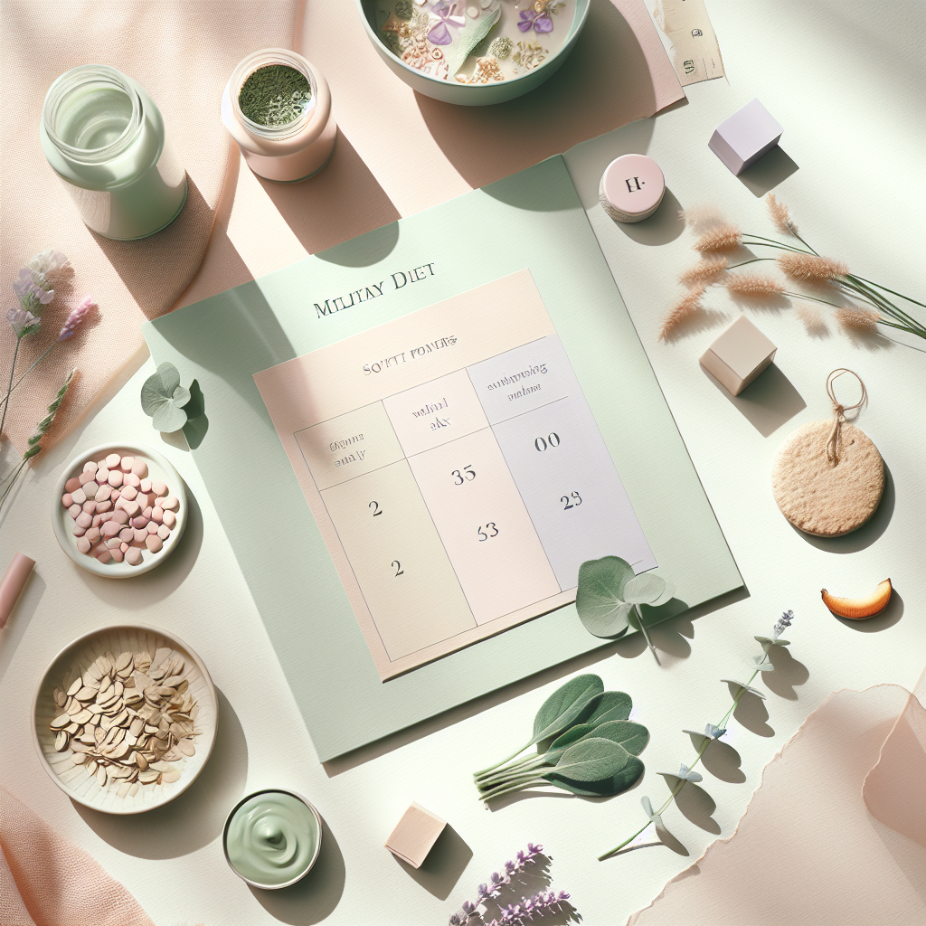The Military Diet: How Effective Is This 3-Day Weight Loss Plan? – elegant pastel Inline 1 illustration symbolising holistic wellness