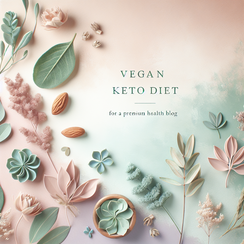 Vegan Keto Diet: Is It the Ultimate Weight Loss Combo? – elegant pastel Inline 1 illustration symbolising holistic wellness