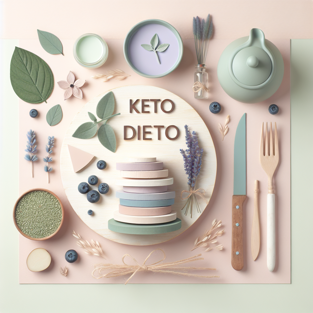 Vegan Keto Diet: Is It the Ultimate Weight Loss Combo? – elegant pastel Inline 2 illustration symbolising holistic wellness