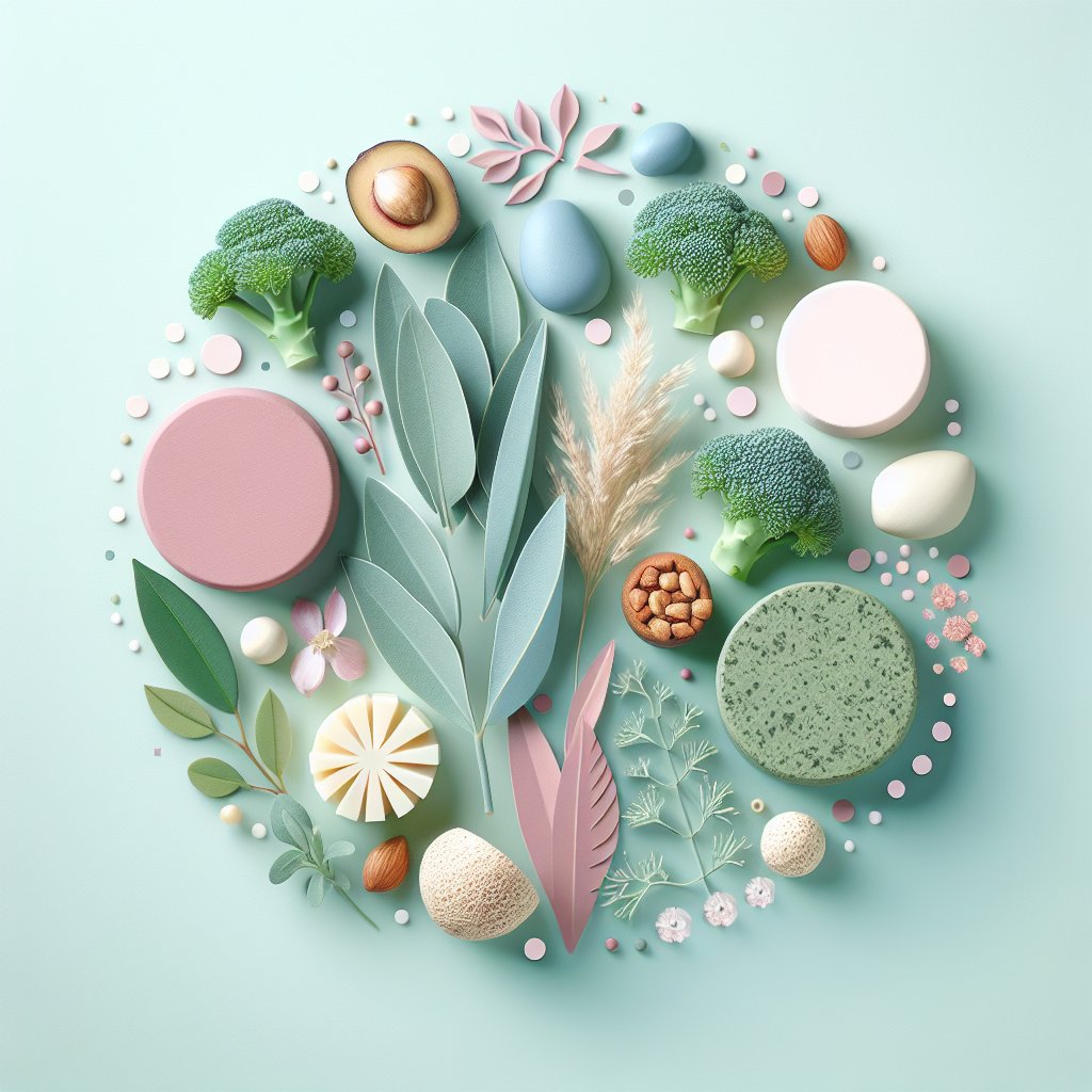 Vegan Keto Diet: Is It the Ultimate Weight Loss Combo? – elegant pastel Inline 3 illustration symbolising holistic wellness