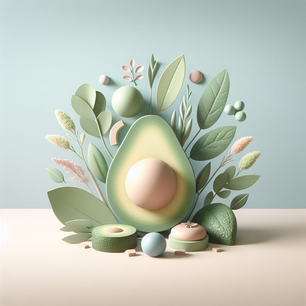 10 Health Benefits of Avocados Nobody Is Talking About – elegant pastel Inline 1 illustration symbolising holistic wellness