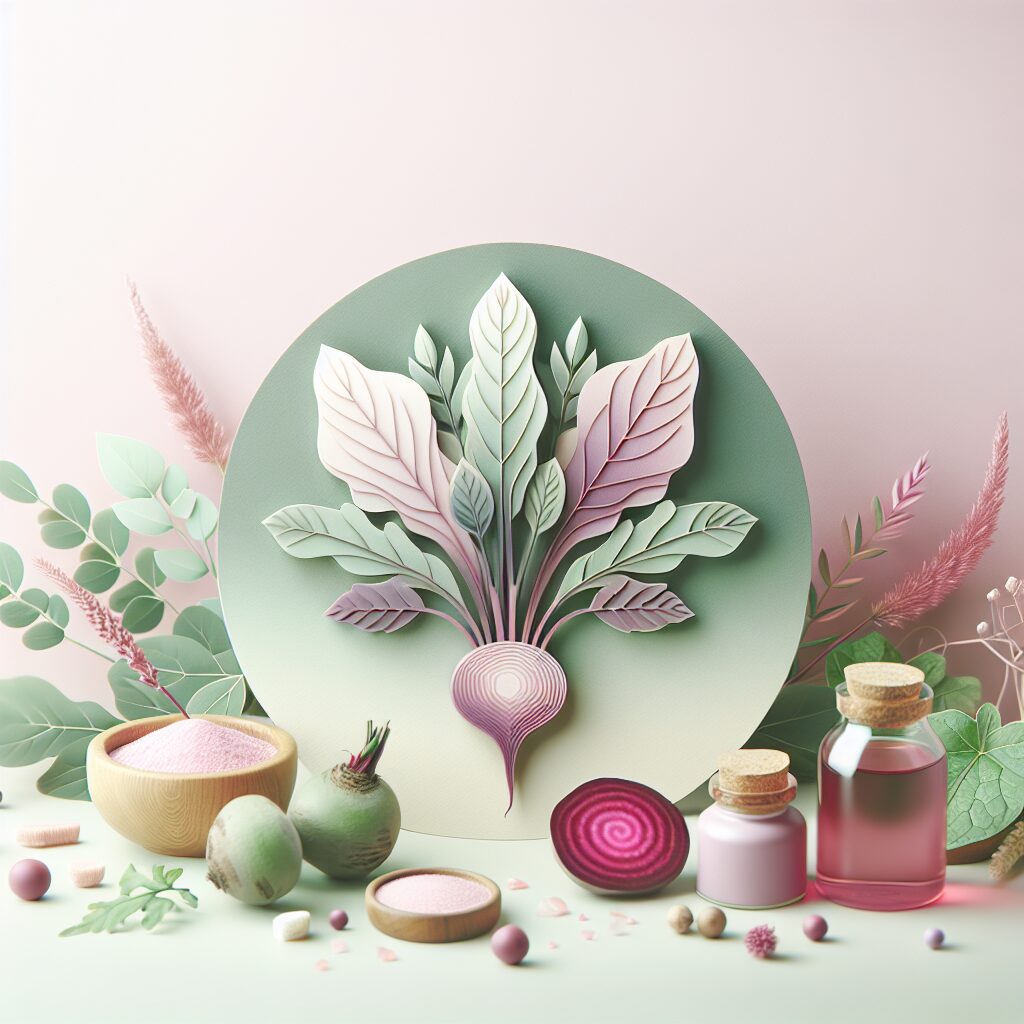 Health Benefits of Beetroot Backed By Science – elegant pastel Inline 1 illustration symbolising holistic wellness