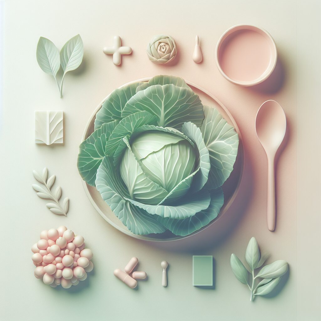Health Benefits of Cabbage Backed By Science – elegant pastel Inline 1 illustration symbolising holistic wellness
