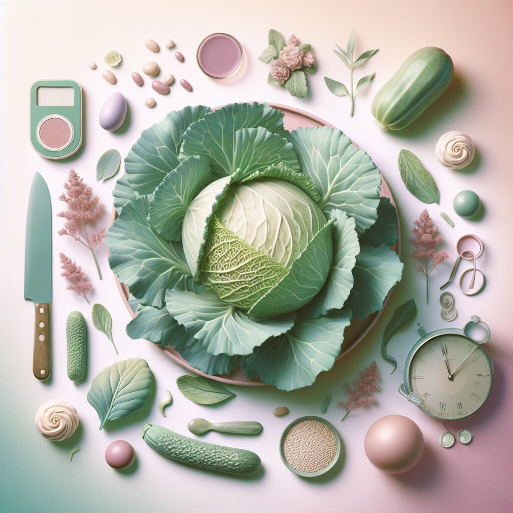 Health Benefits of Cabbage Backed By Science – elegant pastel Inline 2 illustration symbolising holistic wellness
